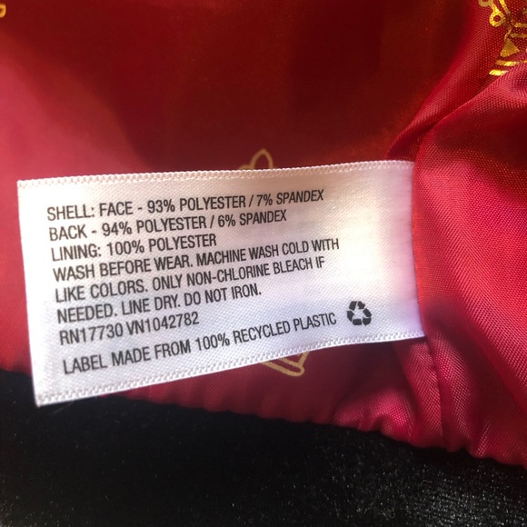 Velvet like black jacket, gold accents - 12 months - Picture 2 of 4